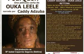 Conferencia de CADDY ADZUBA y proyección de PourQuoi? de Ouka Leele, en Madrid