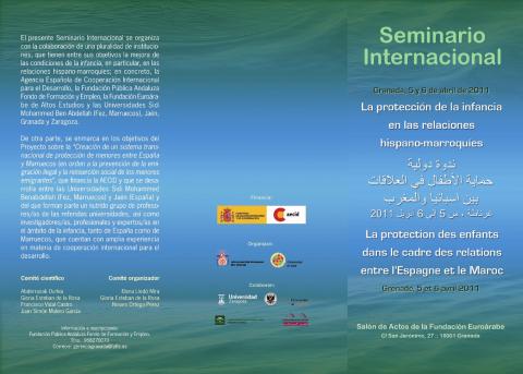 Seminario internacional  sobre ‘La protección de la infancia en las relaciones hispano-marroquíes’